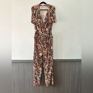 Chic Floral Women's Jumpsuit
